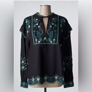 Twinset  Milano by Simona Barbieri lux boho peasant top cottagecore. NWT 40